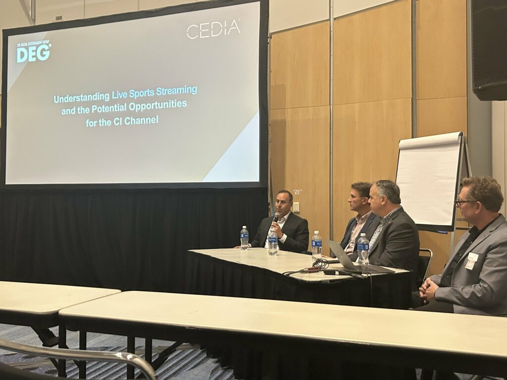 Educational sessions on sports streaming CEDIA Expo 2023