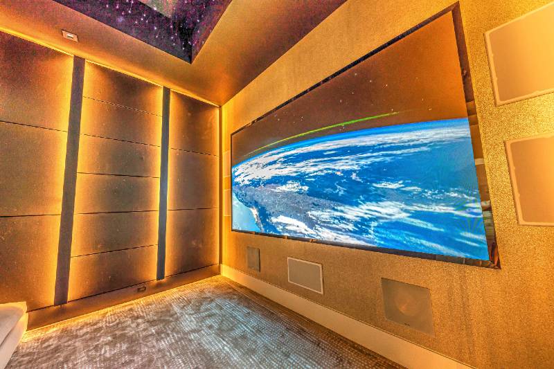 Crimson AV mini LED Loxone theater Intelligent Living Solutions