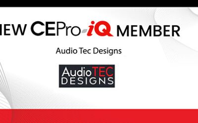 Audio Tec Designs Inc. Joins CEPro-iQ as New Member