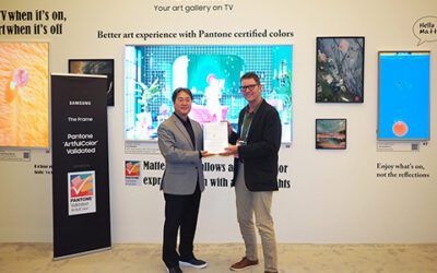 The Frame TV from Samsung Receives Pantone ArtfulColor Certification