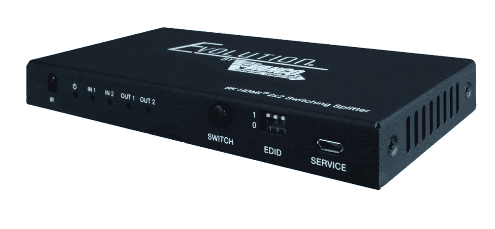 Vanco HDMI 2X2 Switching Splitter with 8K HDR pass-through