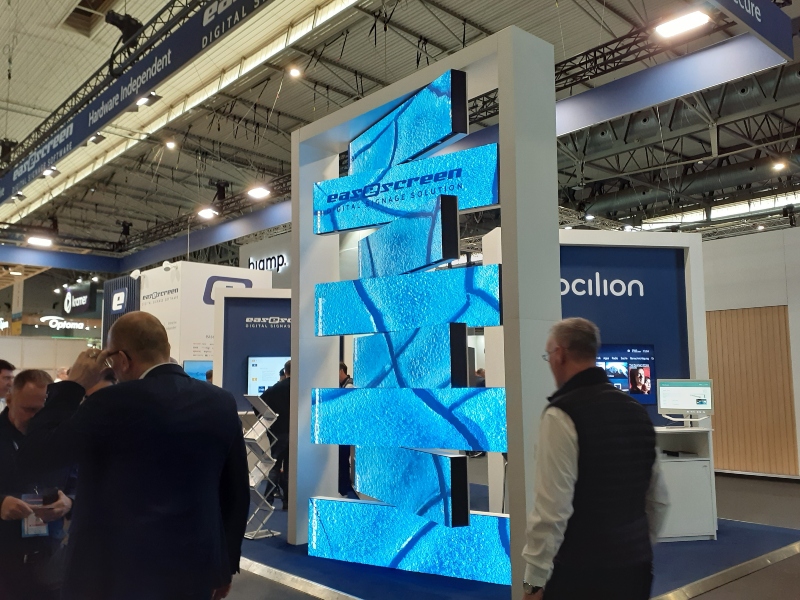 Easescreen digital signage LED video wall ISE 2024 Day 2 Highlights Showfloor