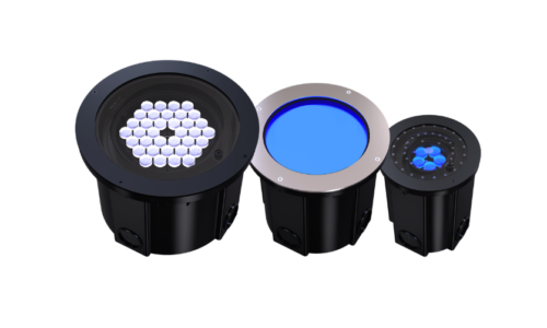 Acclaim’s Terra Drum Lights Integrate Cleanly into Outdoor Landscapes