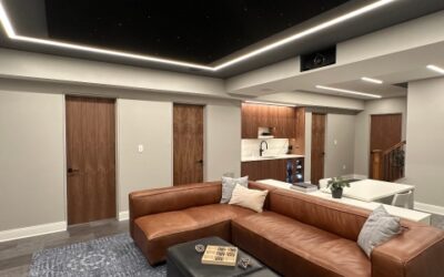 Flexible Design and Versatile Control Help a Multipurpose Family Room Shine