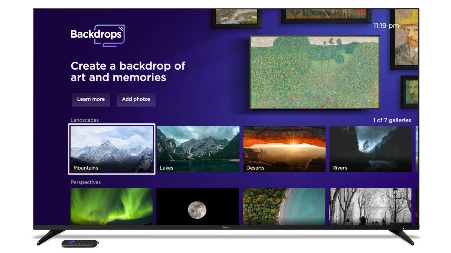 Roku Pro Series Backdrops