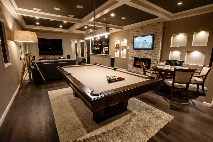 Billiards entertainment room SoundCheck Project