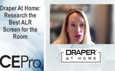 Draper At Home: Research the Best ALR Screen for the Room