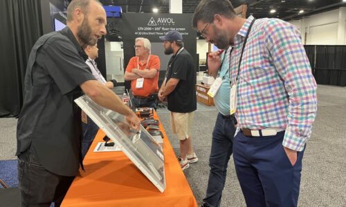 Tradeshow booth at CIX circa 2023