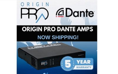 Origin PRO Amplifiers With Dante Now Shipping