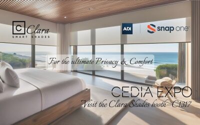 Clara Shades to Show New Shading Tech for Oversized Windows at CEDIA Expo 2024
