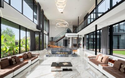 Vibrant Geometric Shapes Made of Linear Lights Dominate This Australian Home