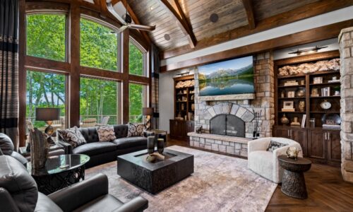 This Home in the Blue Ridge Mountains Comes with a Live Wildlife Feed from Security Cameras