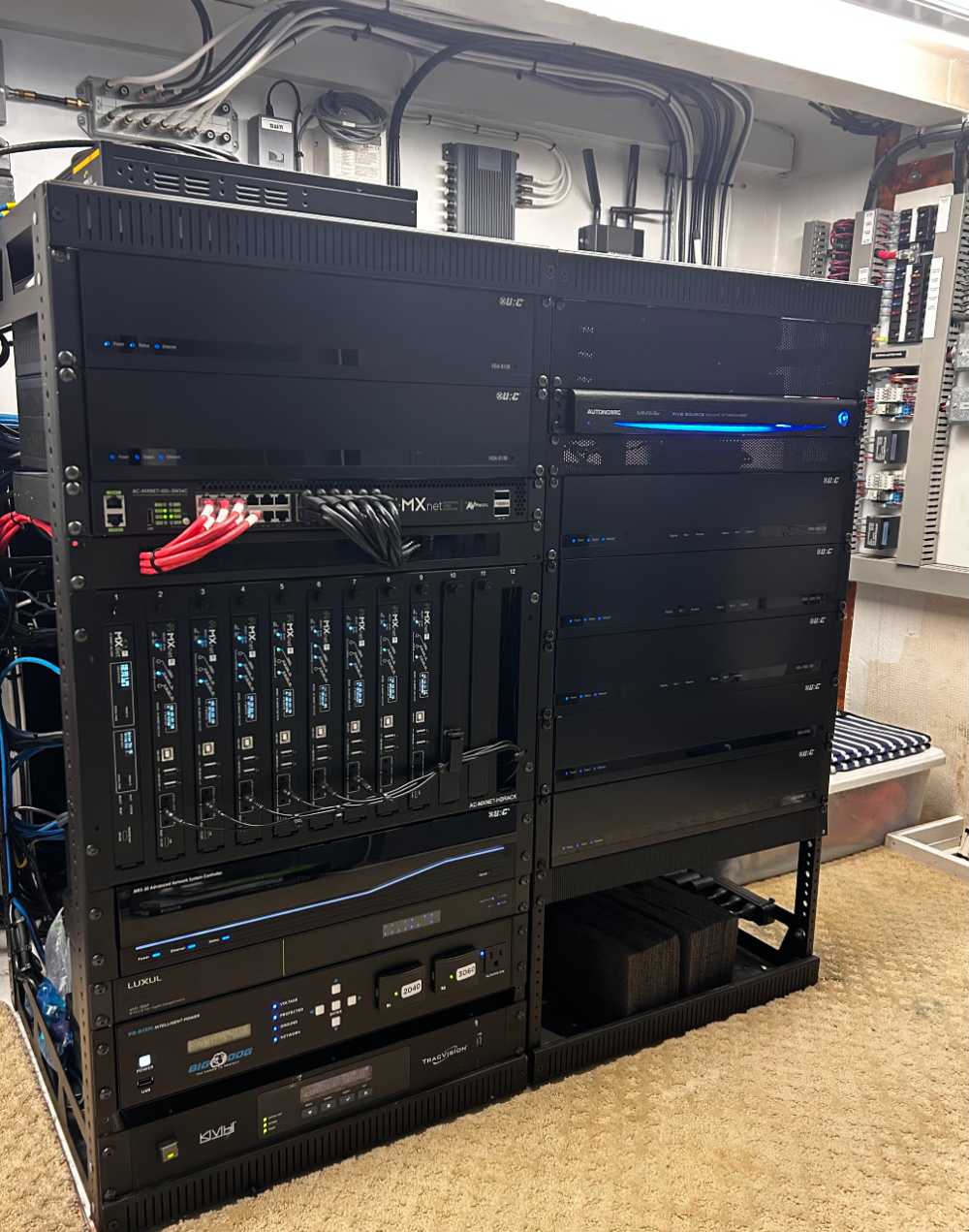 URC Hemag equipment rack