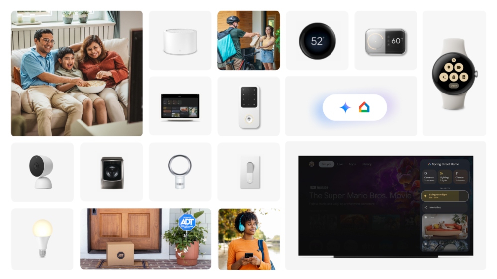Google Gemini AI Home API integration device list