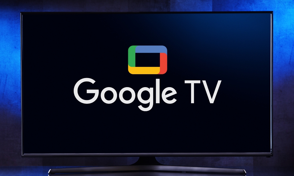 Google TV logo meant to symbolize news regarding delayed updated of Android TV 16