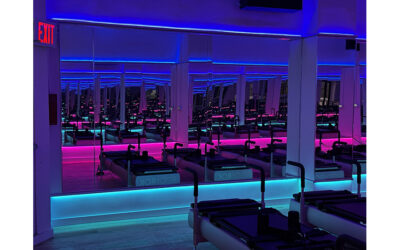 RAVE Lighting & Technology Outfits BODYROK Pilates Studios with Smart Lighting, Music