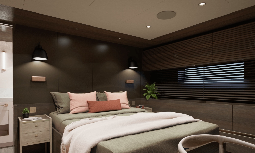 Arksen 85 Explorer Yacht Bedroom