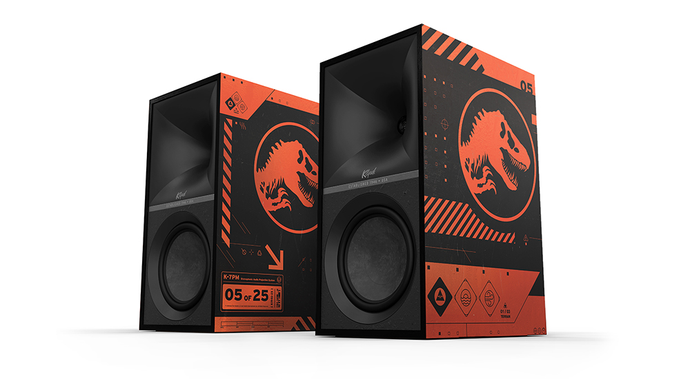 Klipsch Jurassic World Rebirth The Sevens speakers
