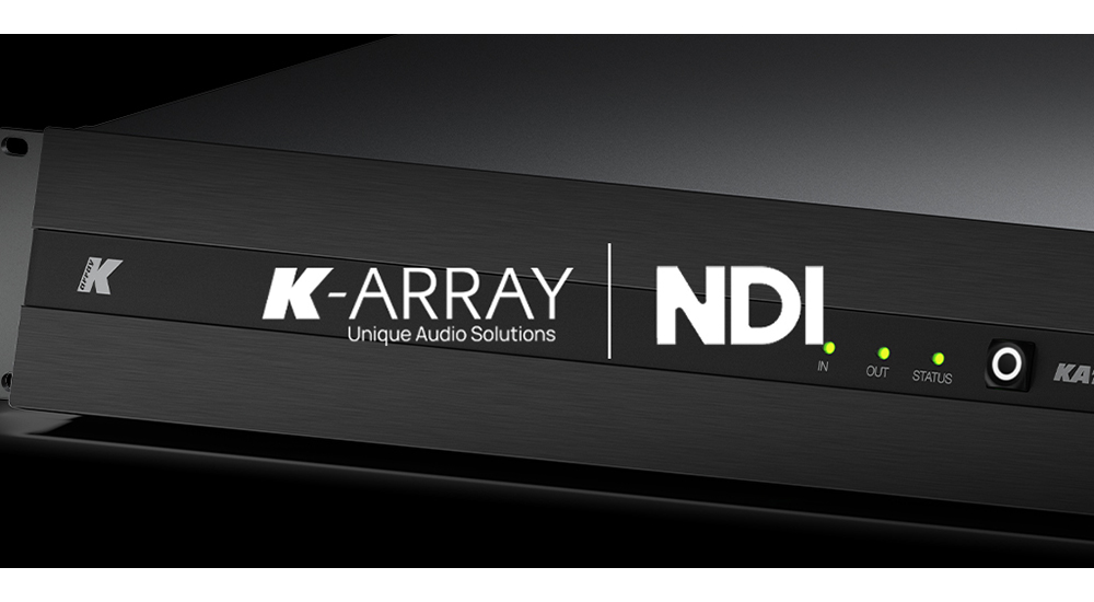 K-array Kommander Amps NDI certification
