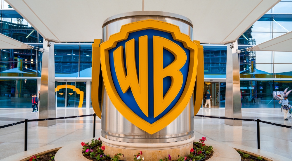 Warner Brothers logo symbolizing Warner Bros Discovery companies splitting into cable and streaming divisions