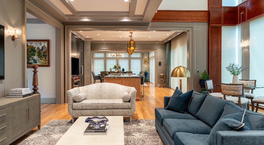 Feng-shui inspired smart home automation system in coastal property Tiverton Rhode Island, TSP Smart Spaces