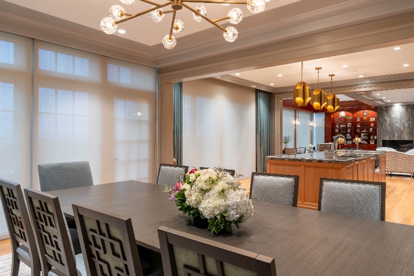 Feng-shui inspired smart home automation system in coastal property Tiverton Rhode Island, TSP Smart Spaces