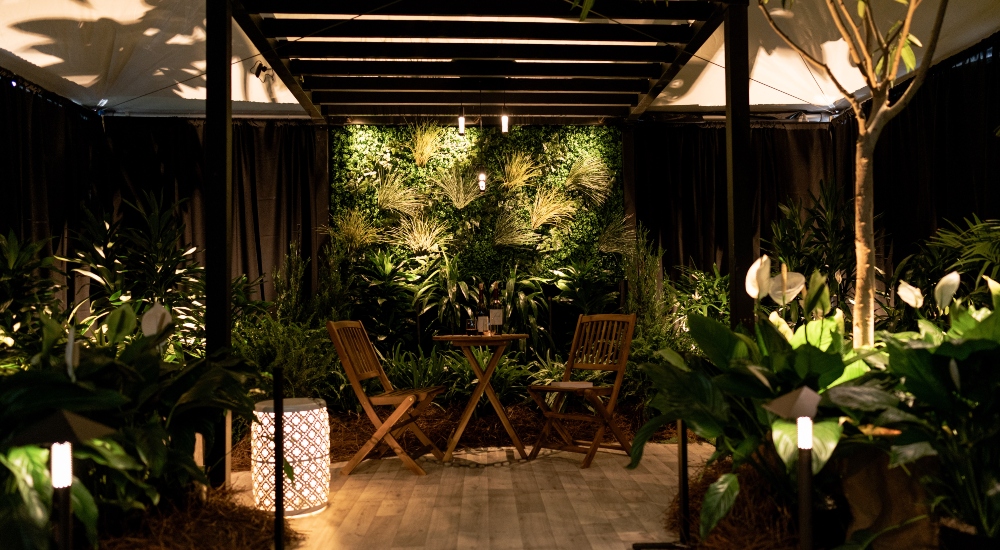 Coastal Source exhibit at Destination Outdoors' prior show meant to represent 2025 outing