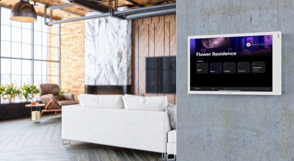 Future Care Solutions Custom Crestron Home Driver interface meant for use in aging-in-place scenarios.