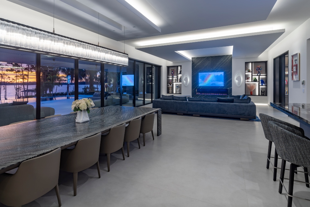 Home of the Year Award Winner 2025 Luxury Home Automation Moder Lakefront Estate ZIO