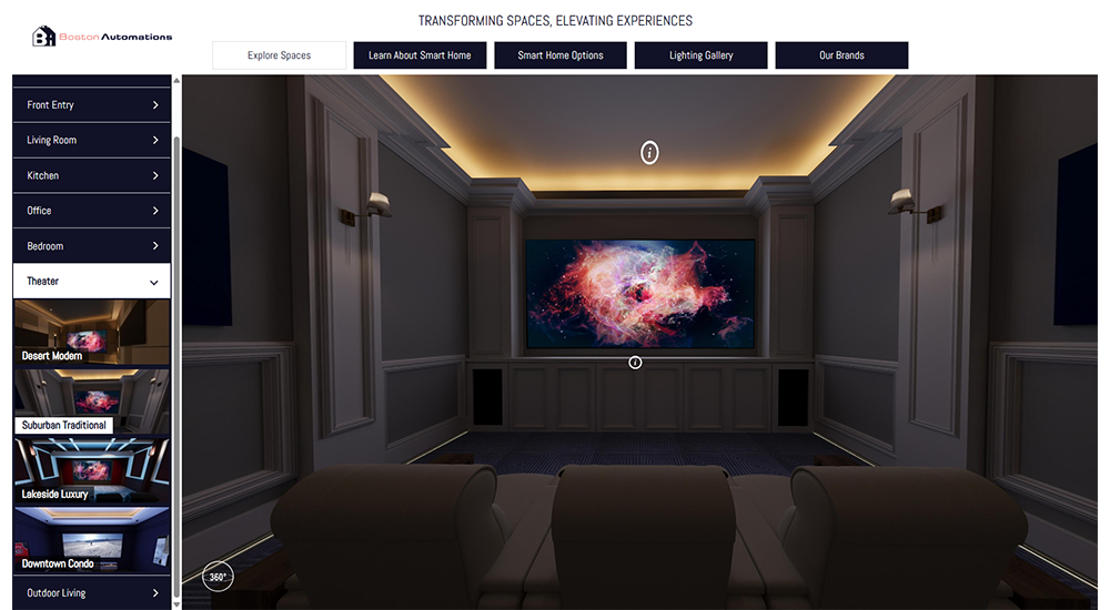 Boston Automations home theater