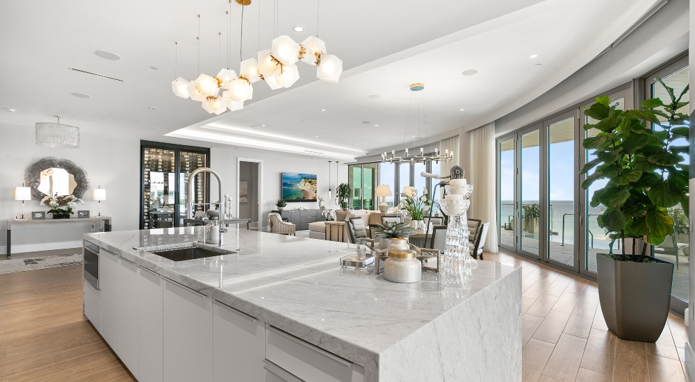 St. Regis Penthouse by Wicked Smart Homes meant to symbolize integrated lighting design