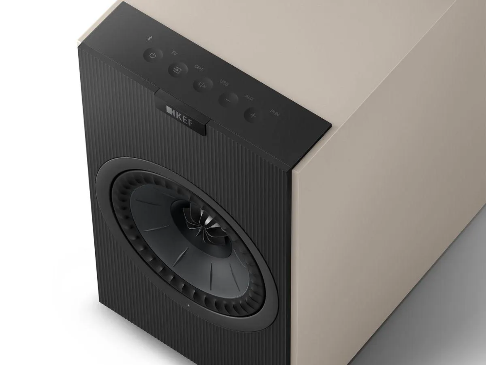 KEF Coda W active speakers control panel