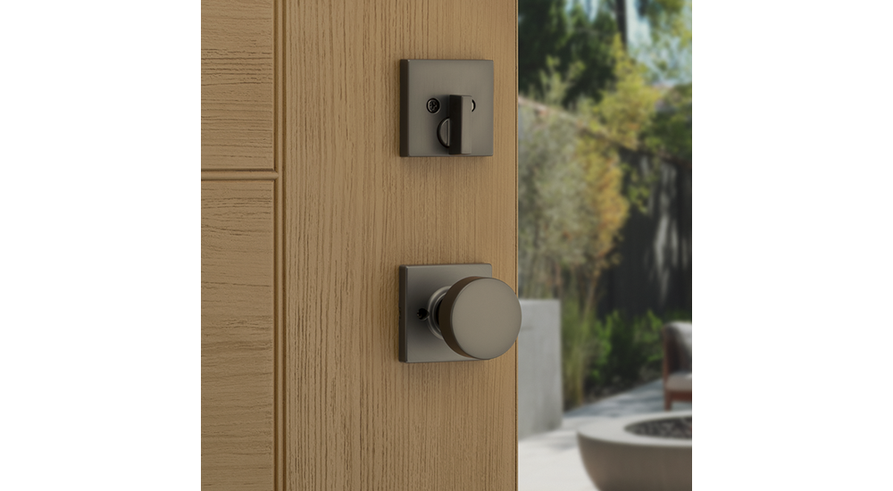 Kwikset gunmetal Signature Series finish