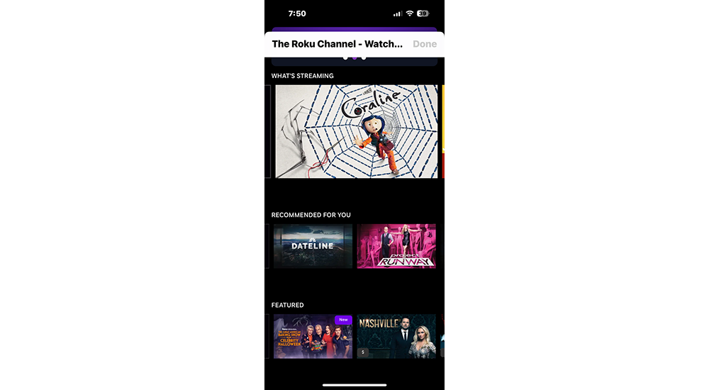 Roku Screen & Stream