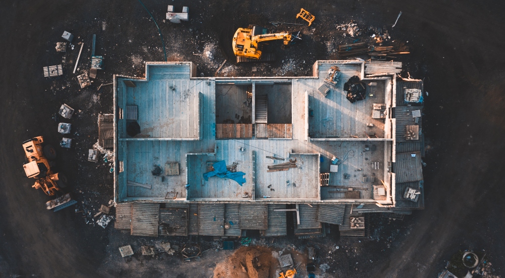 Construction project symbolizing the target of the latest Nationwide Marketing Group initative, NMG Builder Connect