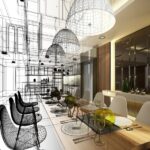 Abstract of kitchen dining concept becoming reality, emphasizing the process of finding design-build partners for integrators.