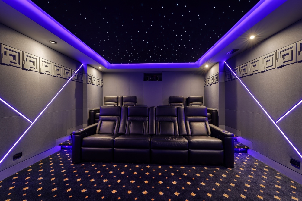 Home of the Year Award Winner 2025 Luxury Home Automation Blade Runner Theater Lifestyle Solutions