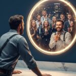 Integrator looking into mirror at design-build professionals celebrating over business success in 2025 as part of CE Pro's Weekly Playback