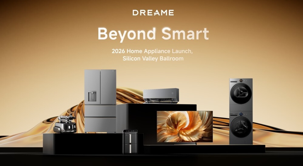 Dreame Beyond Smart Aura Mini LED TV series and laundry robot