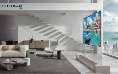 LG Unveils OLED evo W6 Wallpaper TV with ‘True Wireless’ Design at CES 2026