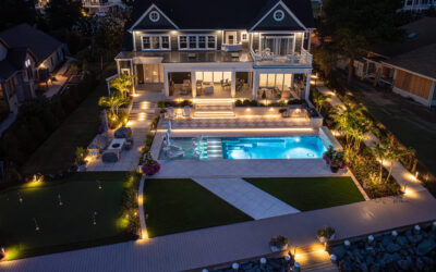 Integrated Outdoor Lighting Supports Landscape-First Design for Rehoboth Bay Residence