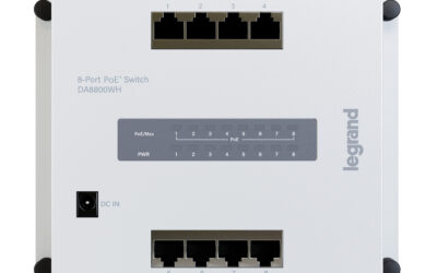 On-Q, Legrand | AV Introduce 8-Port PoE+ Network Switch for Residential Structured Wiring