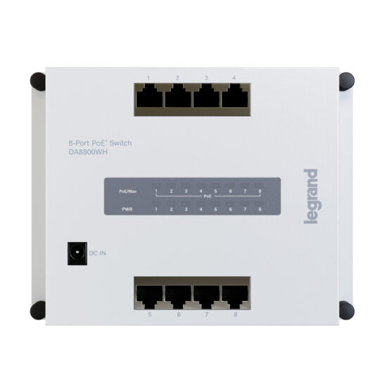 On-Q PoE+ network switch