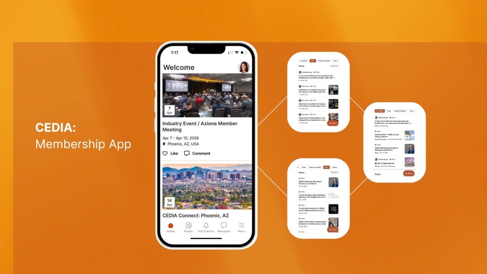 CEDIA App CI Industry Events Calendar