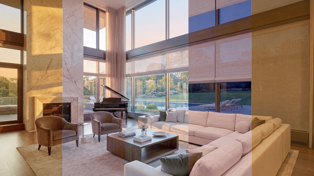 URC Intelligent Shading Utility in action on its Total Control home automation platform