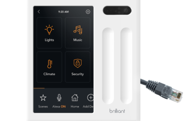 Brilliantโs PoE Control Panel Now Shipping to Professional Integrators