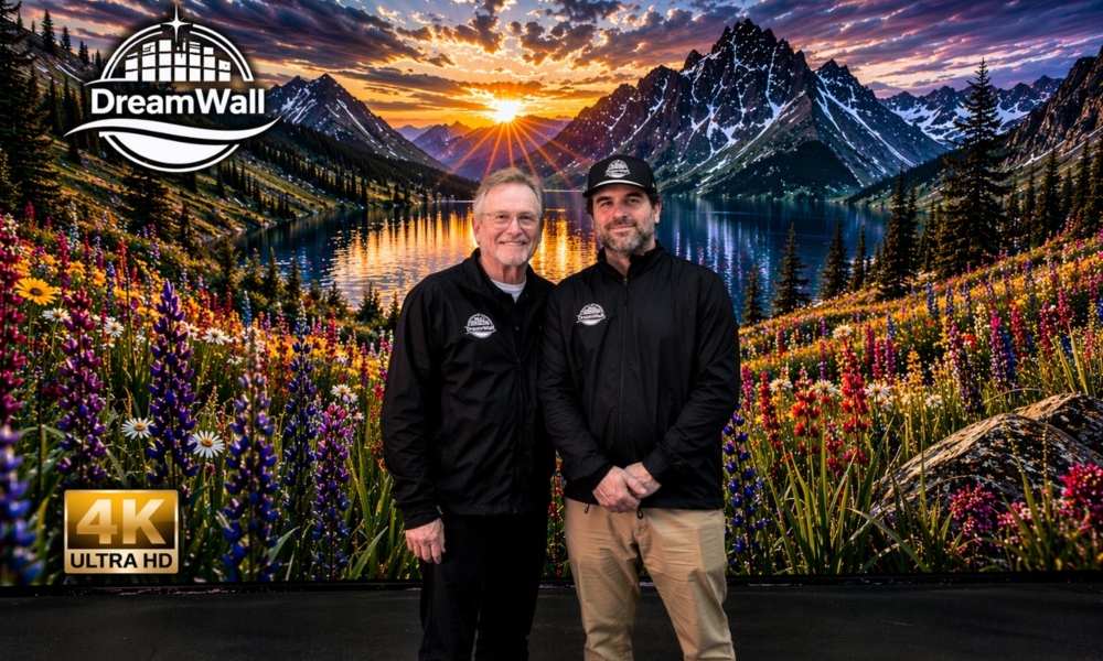 DreamWall CEO Gary Wermuth with President Noah Meicler