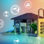 Home security concept meant to exemplify the growing importance of category in smart home design and custom integration