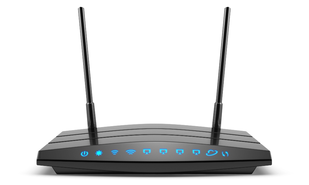 Consumer grade Wi-Fi router meant to represent subject of recent ruling by FCC extending software updates on banned foreign-made routers