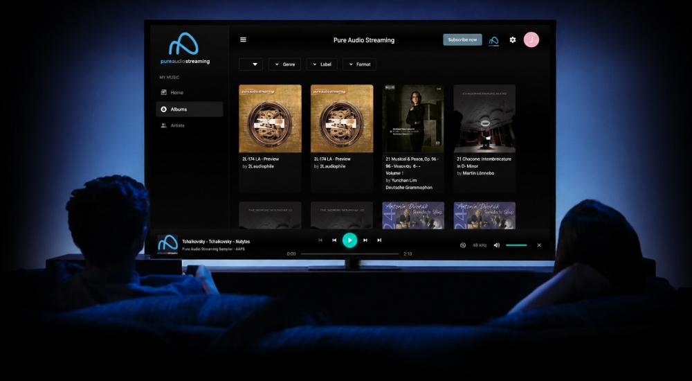 Pure Audio Streaming (PAS) on an Apple TV